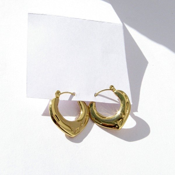 Producto - Aros Argollas diseño dorado