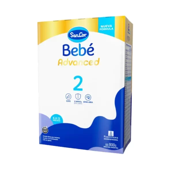 Producto - Sancor Bebe Advanced 2 Polvo Estuche x 800 gr