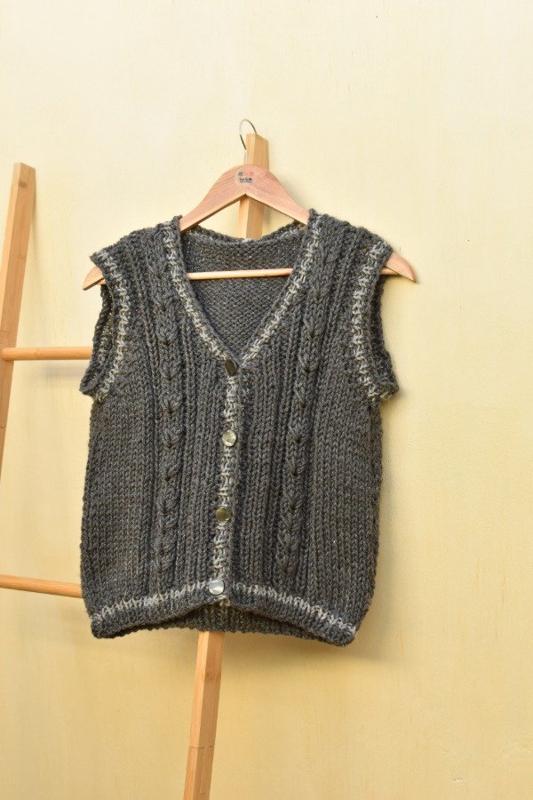 Producto - Chaleco Años - Gris Plomo - 8