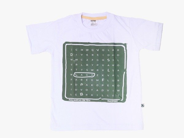 Producto - Remera sopa de letras OUTLET 45 04 02