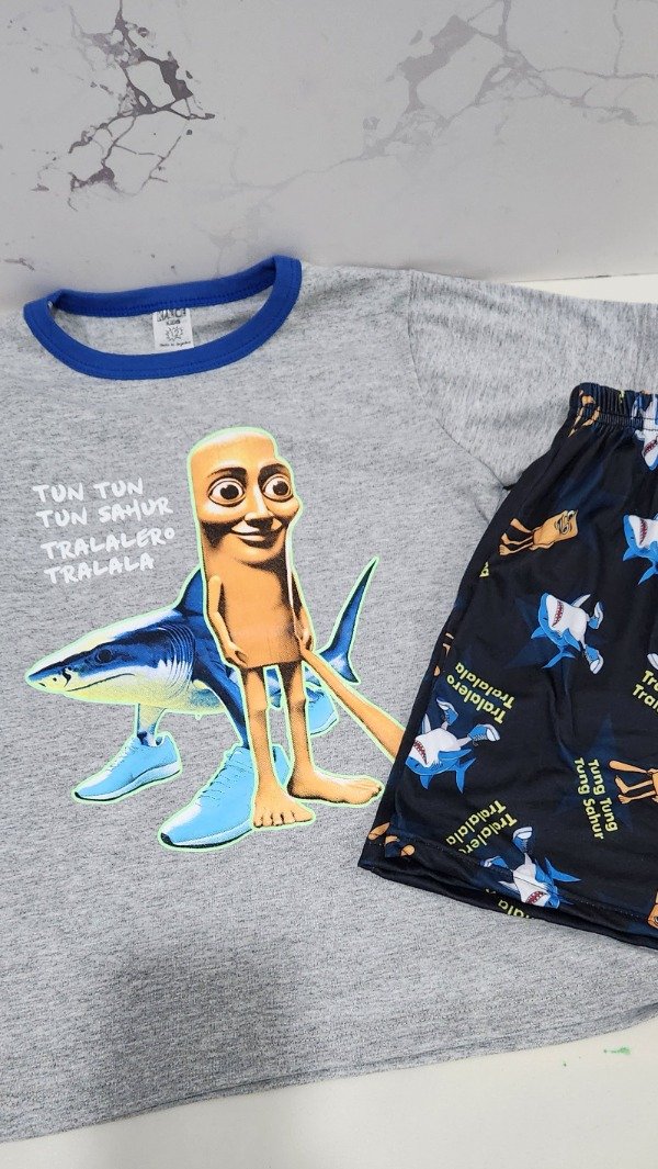 Producto - Pijama Corto Brainrot talle 10