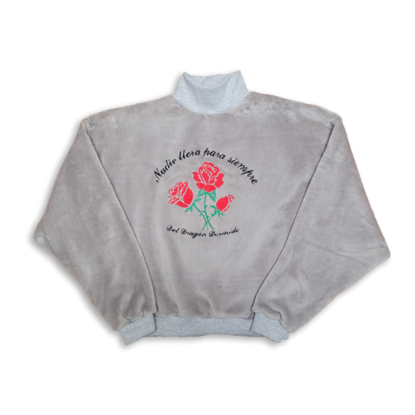 Producto - Buzo Nadie Llora - Gris