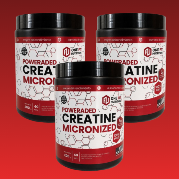 Producto - X3 Creatina Monohidrato 200gs. ONE FIT NUTRITION