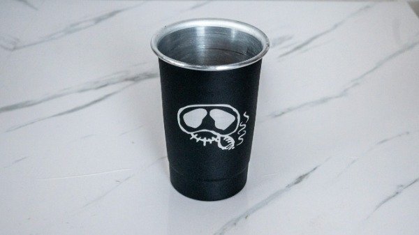 Producto - Vaso de Acero grabado Negro (750ml)