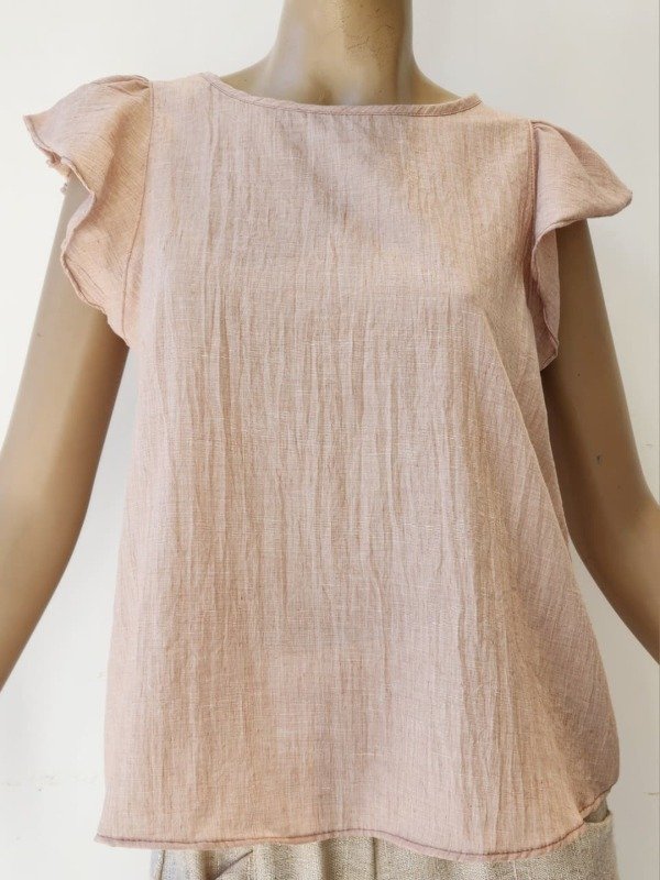 Producto - Musculosa Con Volado Greta Liso (Art. 5885)