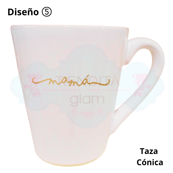 Producto - TAZA DECO BLANCA Y DORADA DÍA DE LA MADRE - 10