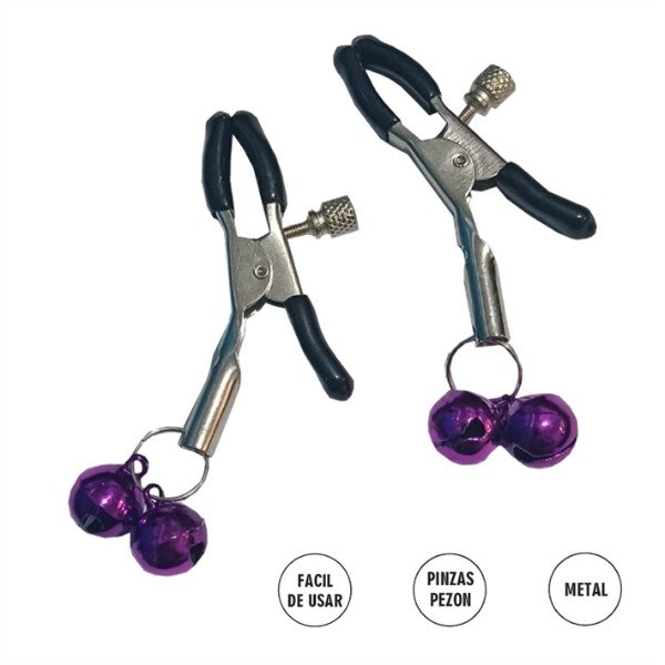 Producto - PINZAS PARA PEZONES CON CAMPANAS