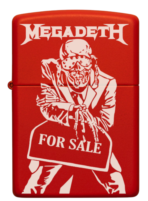 Producto - ENCENDEDOR RECARGABLE A BENCINA MEGADETH PEACE SELLS - 1