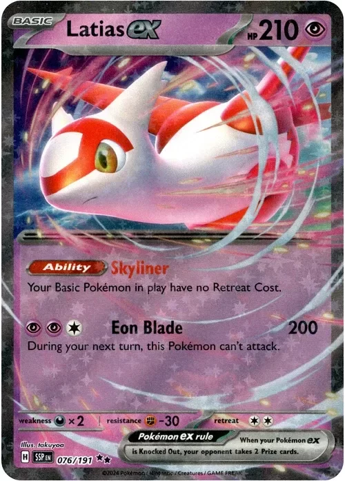 Producto - Latias ex - 076/191 - Surging Sparks - Holo