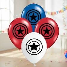 Producto - Globo Latex Estampados x 1un Capitan America