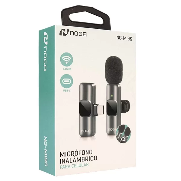 Producto - Microfono Inalambrico Noga para Celular NG-M19S