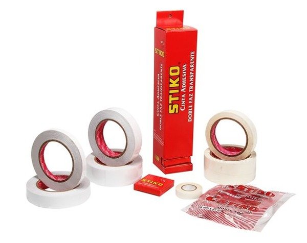 Producto - CINTA BI FAZ TRANSPARENTE 24MMX25MTS X UNIDAD STIKO