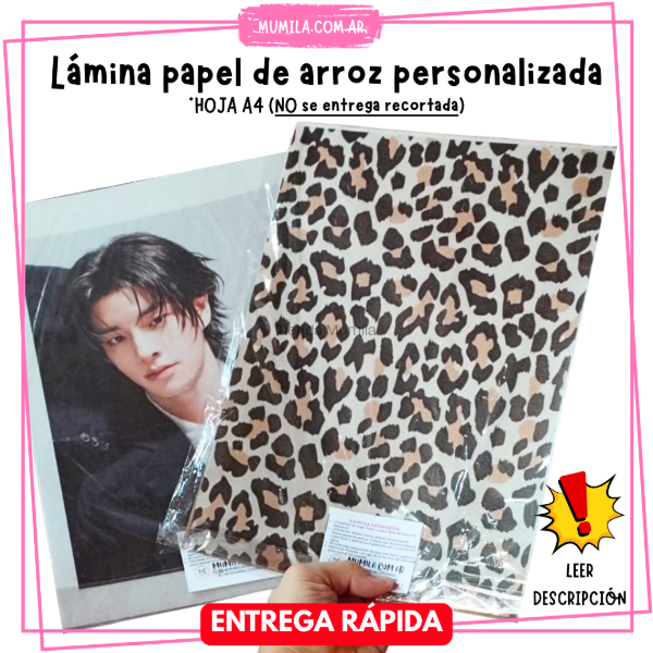 Producto - Lamina comestible personalizada Entrega RÁPIDA