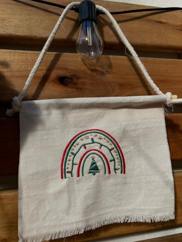 Producto - Banderín Arcoíris Navidad