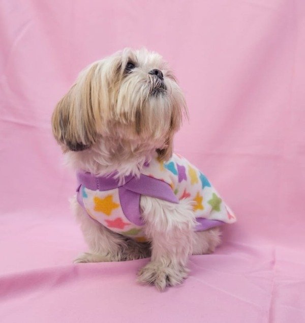 Producto - Chaleco de polar ESTRELLAS MULTICOLOR talle 1