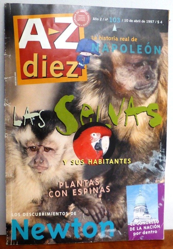 Producto - AZ 10 - AÑO 2 Nro 103 10 DE ABRIL DE 1997  LAS SELVAS  NAPOLEON  PLANTAS ESPINAS