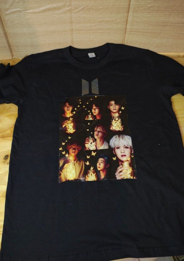Producto - Remera Negra BTS