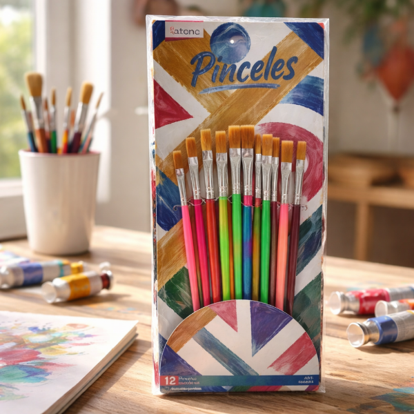 Producto - Pinceles KATANA x12 Punta Chata 7050