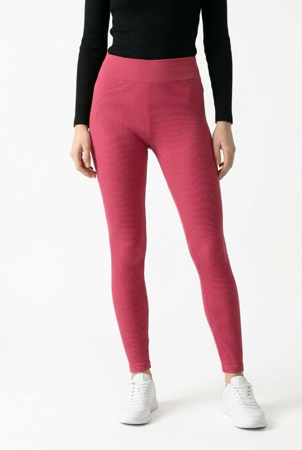 Producto - CALZA DAMA ROXY FITNESS TIME TO PRETEND SEAMLESS ROSA - 0