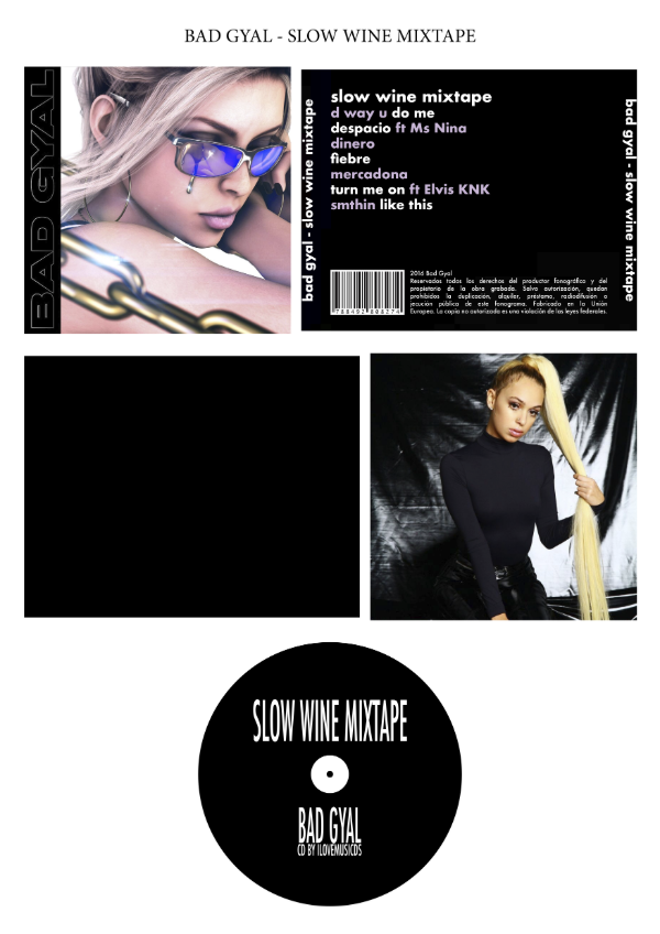 Producto - Bad Gyal "Slow Wine Mixtape" CD Custom