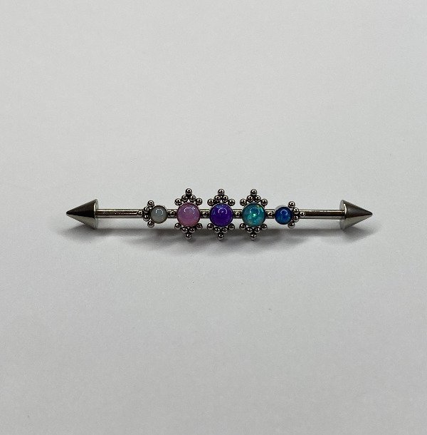 Producto - Industrial con ópalos y filigranas