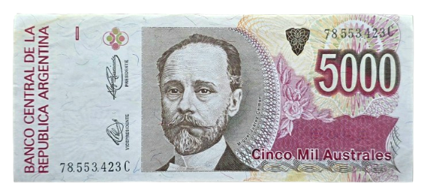 Producto - 5000 Australes (Murolo - Fernandez) Bott.2873 VF+