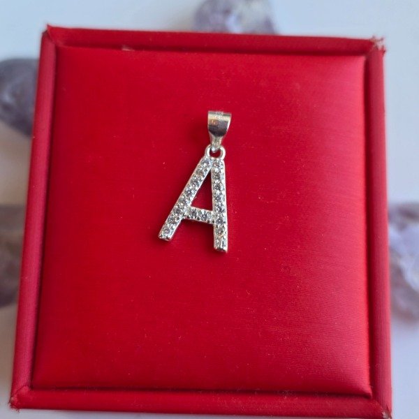 Producto - Inicial italiana A mayúscula con stras