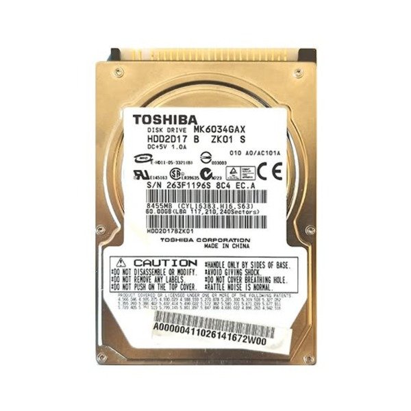 Producto - Disco Duro Toshiba MK6034GAX 60 GB IDE 2.5"