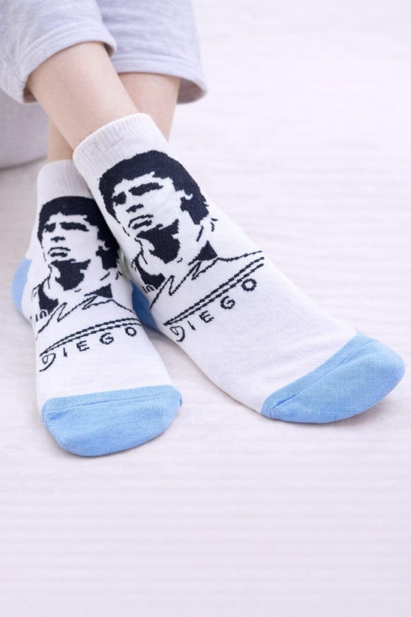 Producto - SOQUETES ADULTO MARADONA FIRMA
