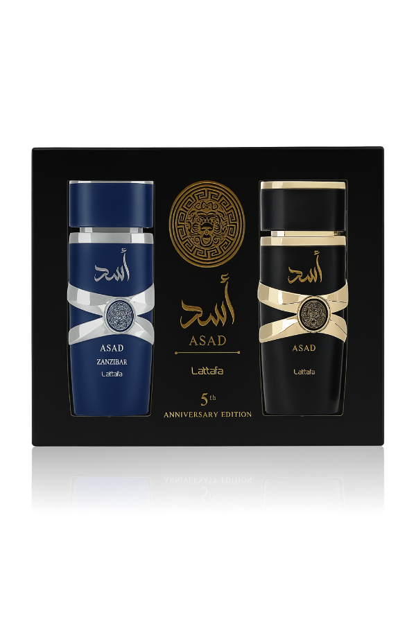 Producto - Kit Lattafa Asad (Black + Zanzibar) EDP 100 ml