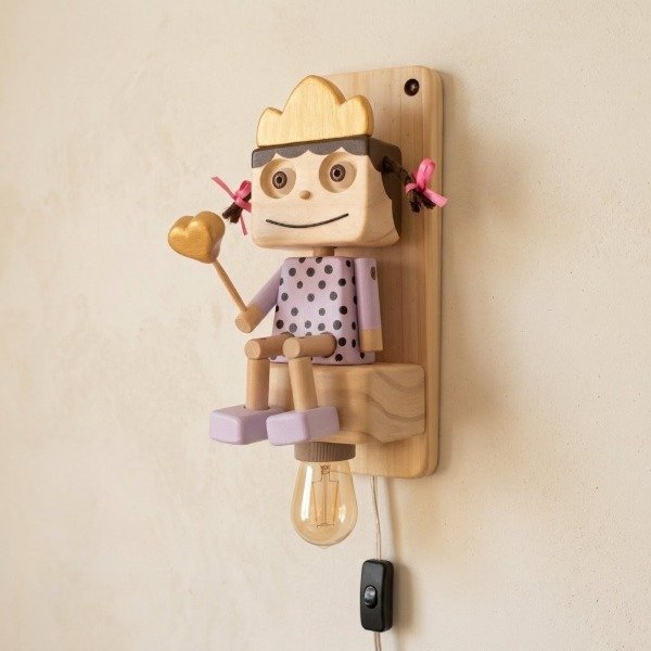 Producto - Aplique de pared Princesa Artesanal