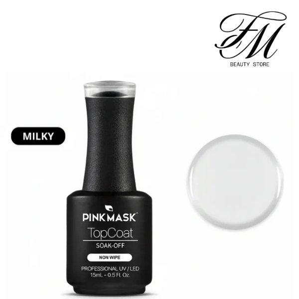 Producto - PINK MASK TOP COAT MILKY 15ML