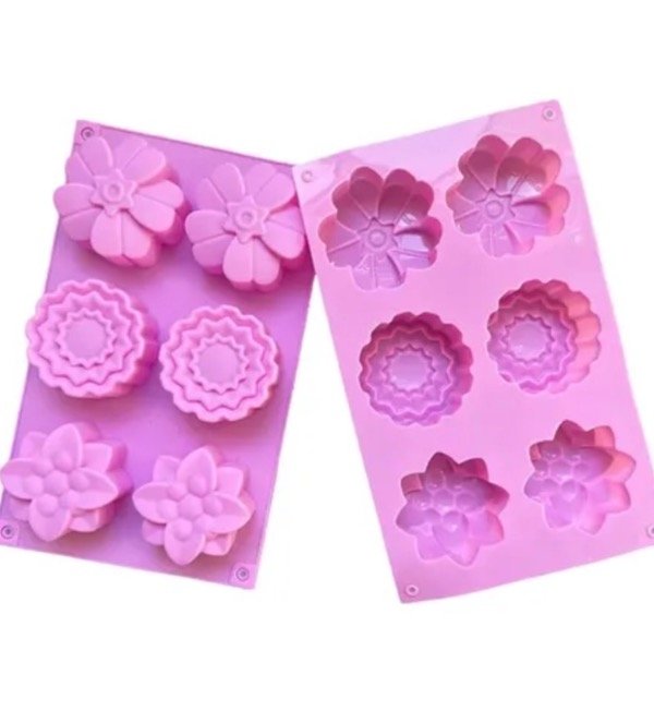 Producto - MOLDE SILICONA FLORES MIX modelo2 - 0
