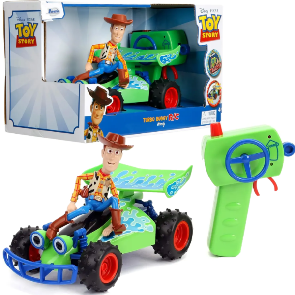 Producto - Disney Pixar Toy Story Turbo Buggy RC With Woody Jada Toys