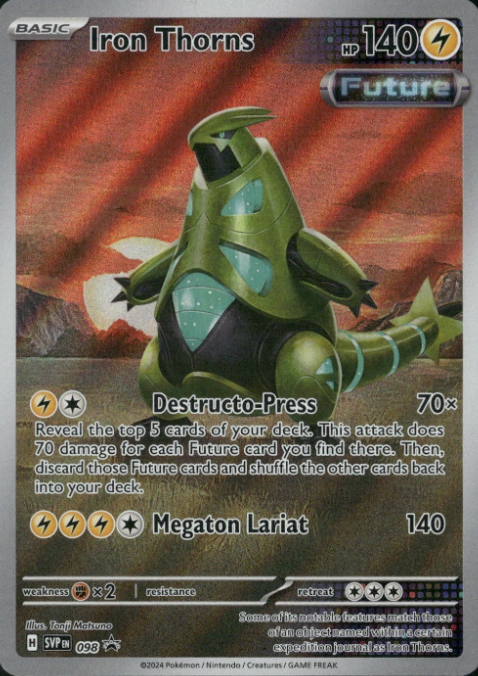 Producto - Iron Thorns SVP098 Scarlet and Violet Black Star Promos