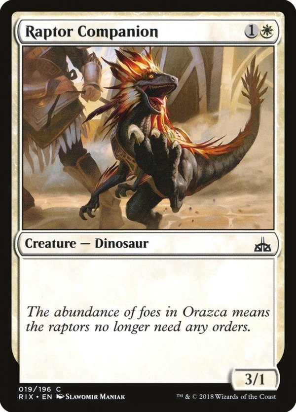 Producto - Raptor Companion  Rivals of Ixalan
