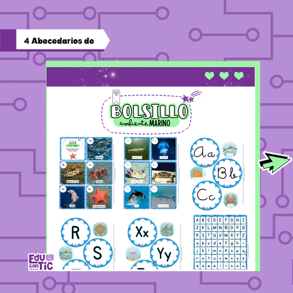 Producto - ABECEDARIO DE BOLSILLO - DISEÑO MARINO