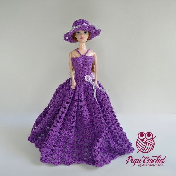 Producto - Vestido y Capelina para Barbie