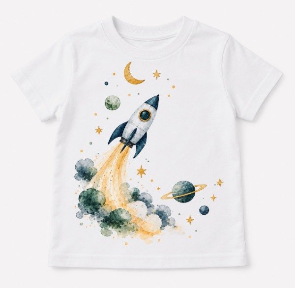 Producto - Remera infantil - AVENTURA ESPACIAL - 1