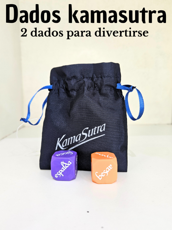 Producto - DADOS KAMASUTRA CON POSICIONES Y LUGARES - CONTIENE DOS DADOS
