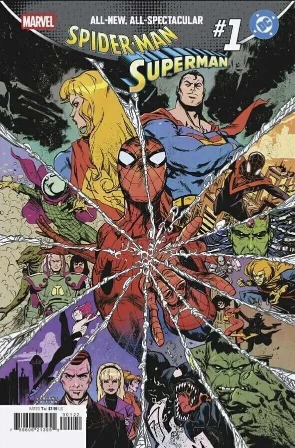 Producto - Spider-Man/Superman 01 Portada De Sanford Greene