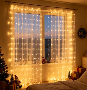 Producto - Cortina luces 300L 3x3m