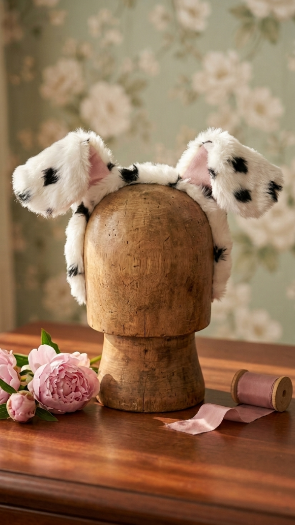 Producto - Vincha de perro dalmata en peluche - 3