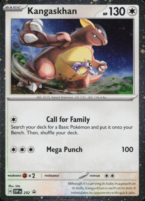 Producto - Kangaskhan SVP202 - Scarlet and Violet Promo Holo Cosmos