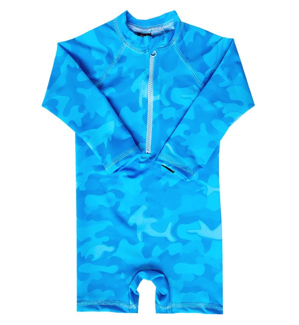 Producto - Enterito UV - Camuflado celeste