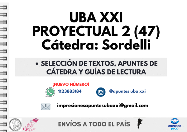 Producto - Introducción al Conocimiento Proyectual 2 (47) -  Cátedra: Sordelli