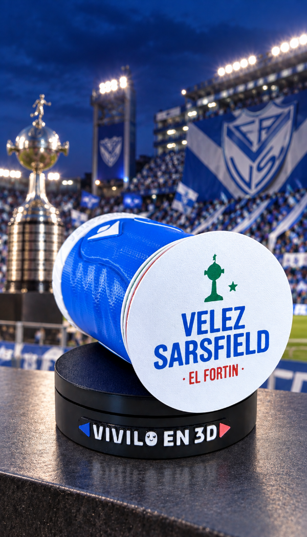 Producto - VASO CHOPP 500ML VELEZ SARSFIELD CAMPEON DE AMERICA - 2