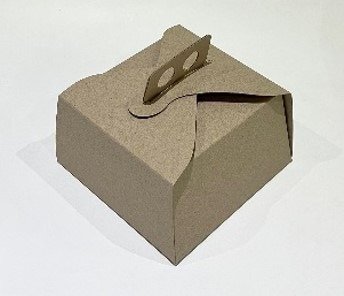 Producto - Minitorta maletín 12x12x7 Eco kraft