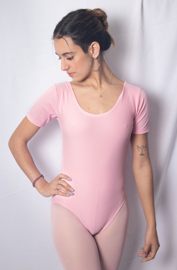 Producto - Malla manga corta forrada ROSA- ART 16