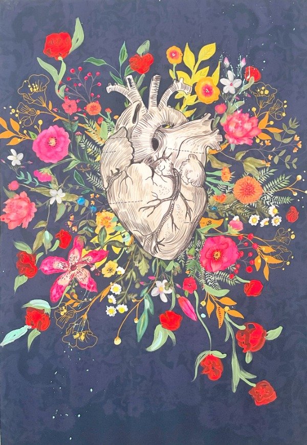 Producto - CUADRO Corazón negro